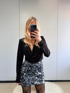 Minigonna In Paillettes