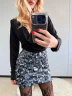 Minigonna In Paillettes