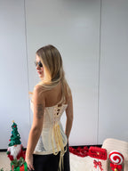 Corpetto Moulin Rouge Panna